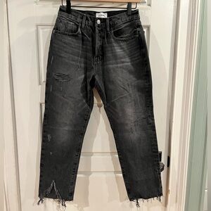 Frame black denim, size 27